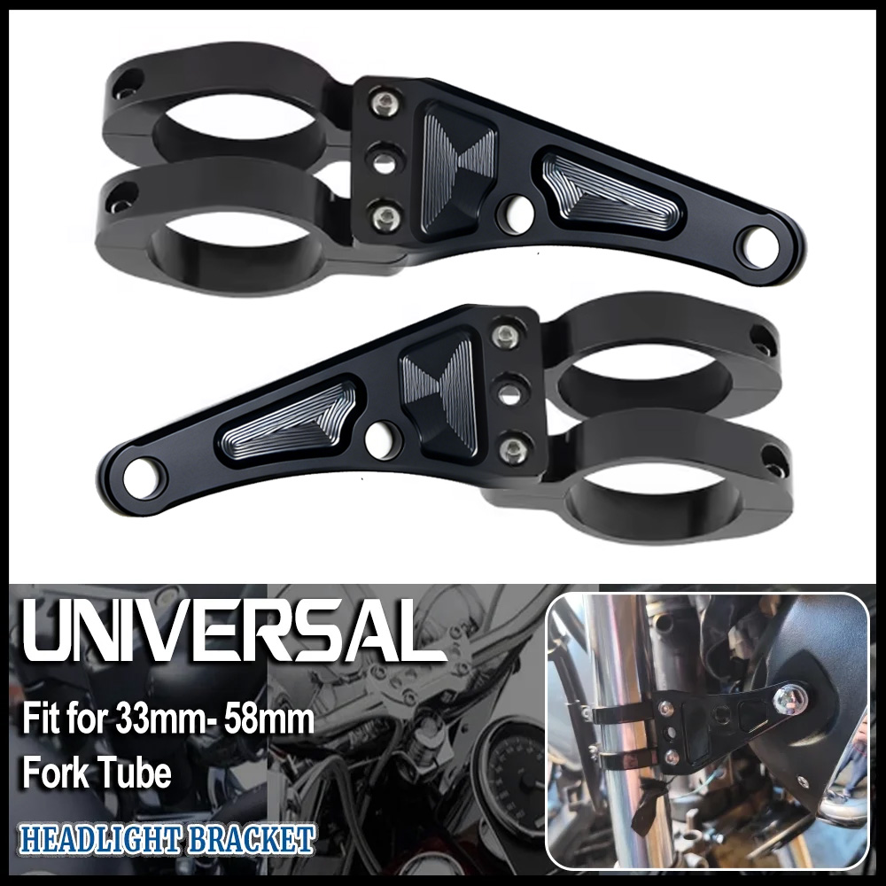 Rebell Esports & Gaming Forum Wordpress Theme - Universal 33mm-58mm Headlight Bracket Mount Clamps
