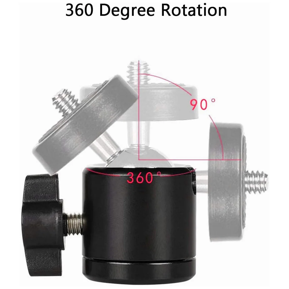 Mini Ball Head 1/4 Screw 360 S - Webcam Ring Light recension och pris
