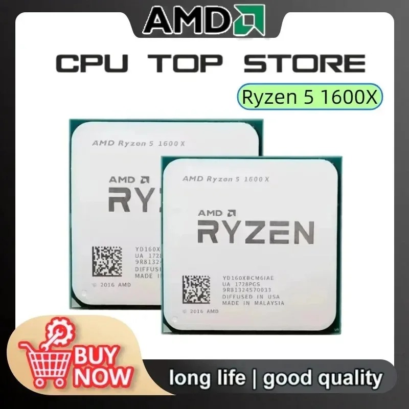 AMD Ryzen 5 1600X Original New - Amd Cpu Ryzen 5 recension och pris