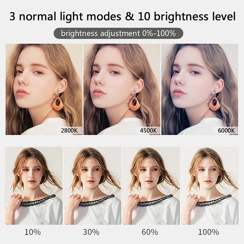 LED Round Lamps Dimmable Ring  - Webcam Ring Light recension och pris