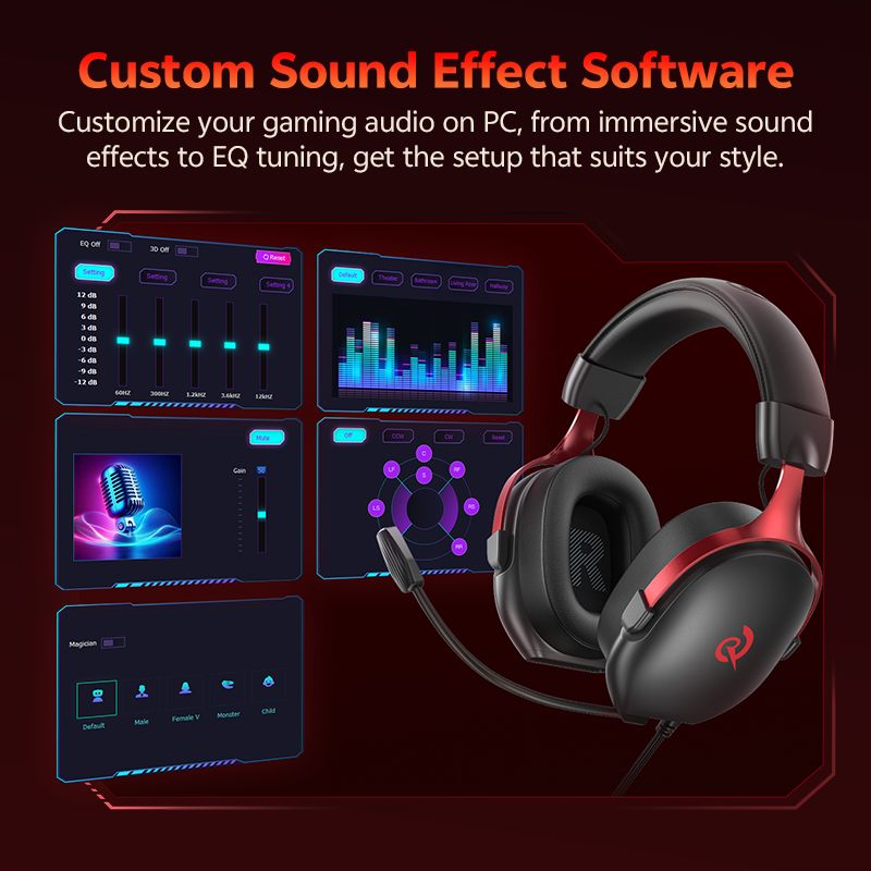 QCY VN200 Pro H7GM USB Gaming  - Gaming Headset 7.1 recension och pris