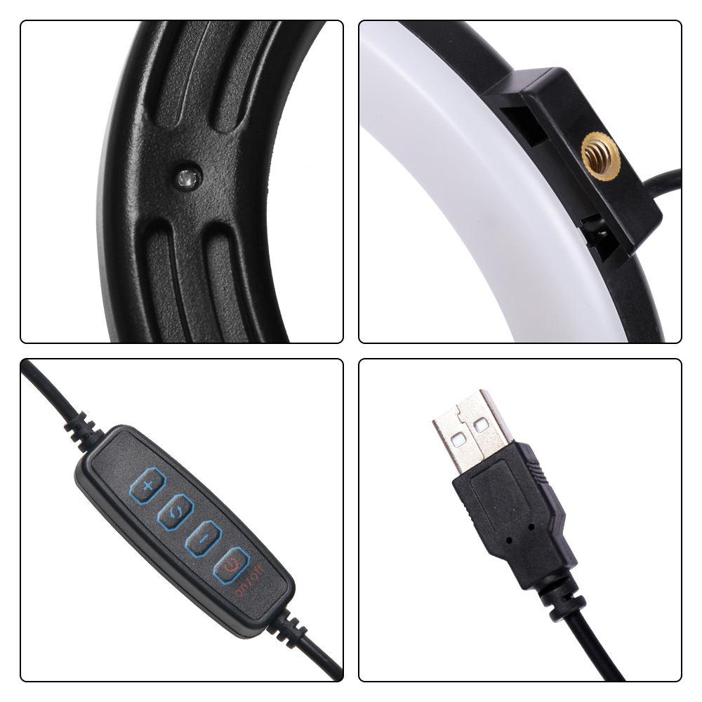16cm/26cm/30cm LED Selfie Ring - Webcam Ring Light recension och pris