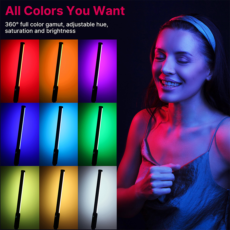 Ulanzi VL119 Handheld RGB Colo - Webcam Ring Light recension och pris
