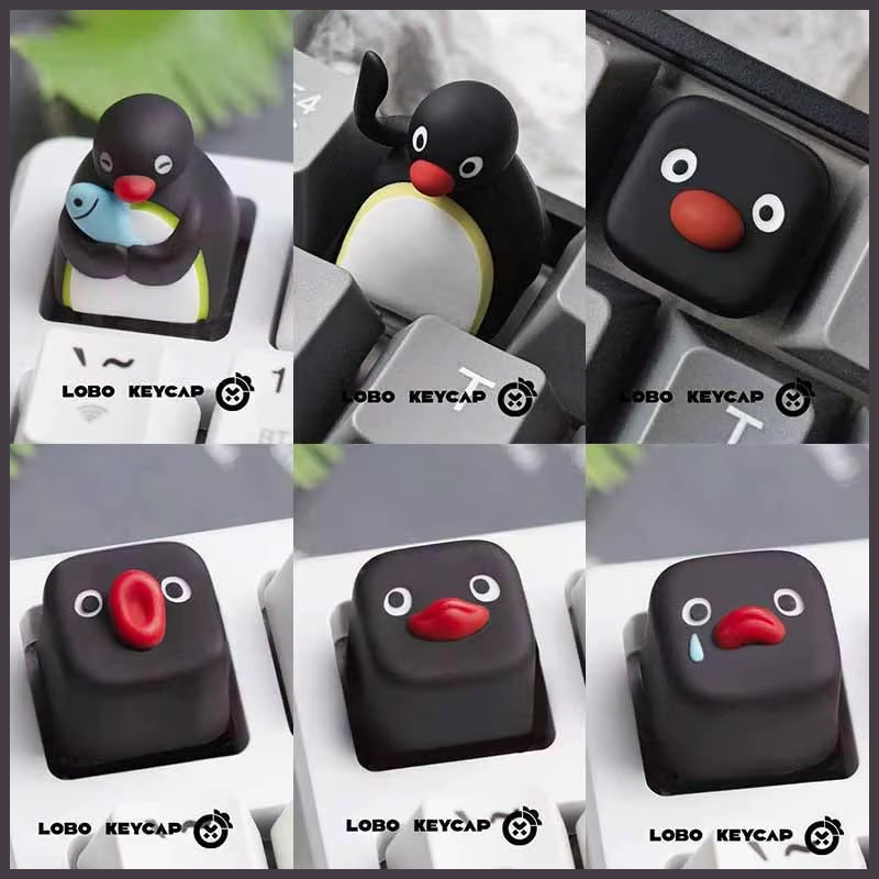 Cute Penguin Image Pingu Serie - Keyboard Tenkeyless recension och pris