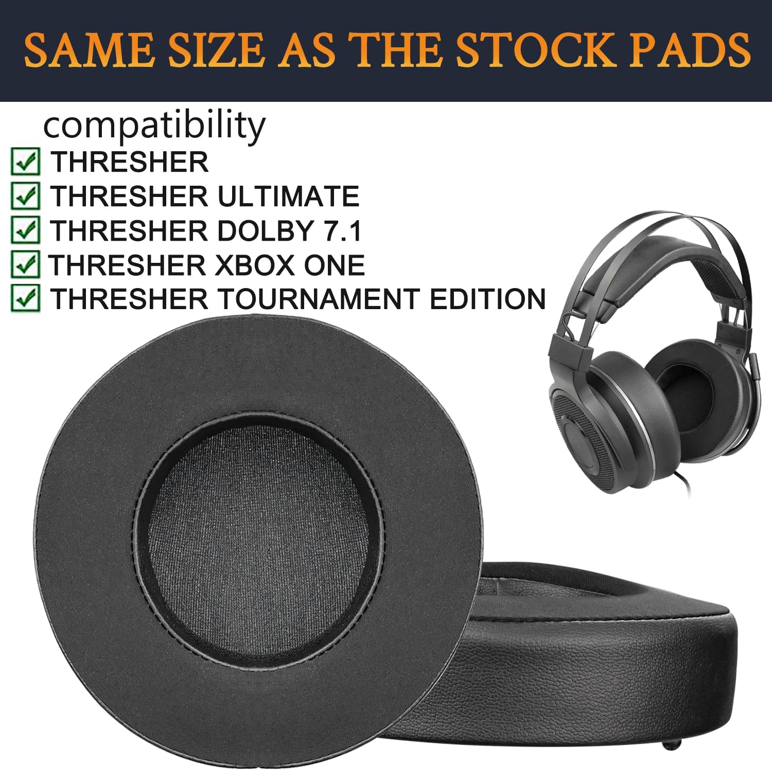 Cooling Gel Earpads Replacemen - Gaming Headset 7.1 recension och pris