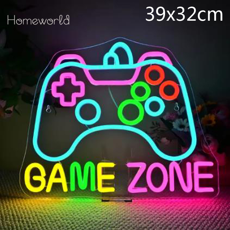 Game Zone LED Neon Light Sign  - Esports Gaming Arena recension och pris