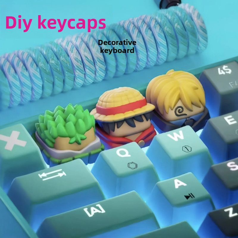 One Piece Anime Periphery Monk - Keyboard Tenkeyless recension och pris
