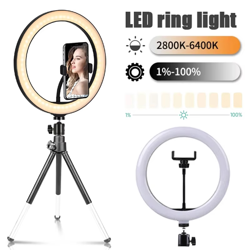 10 inch Selfie Ring Light Phot - Webcam Ring Light recension och pris