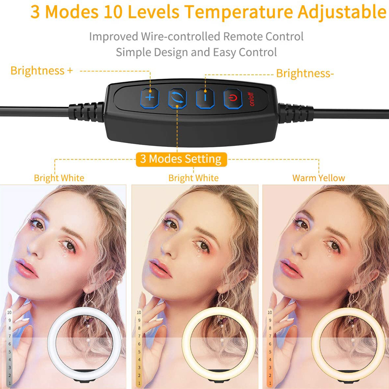 10 inch Selfie Ring Light Phot - Webcam Ring Light recension och pris