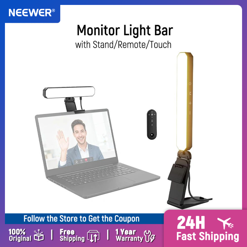 NEEWER Basics 6W Monitor Light - Webcam Ring Light recension och pris