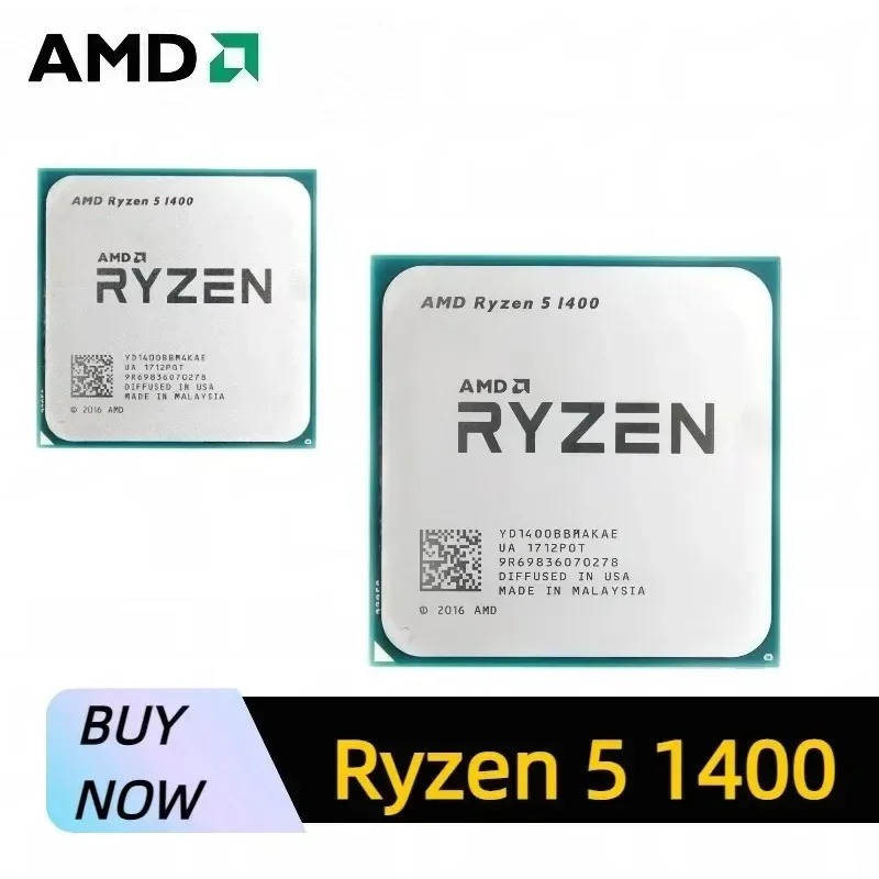 AMD Ryzen 5 1400 100% Brand Ne - Amd Cpu Ryzen 5 recension och pris