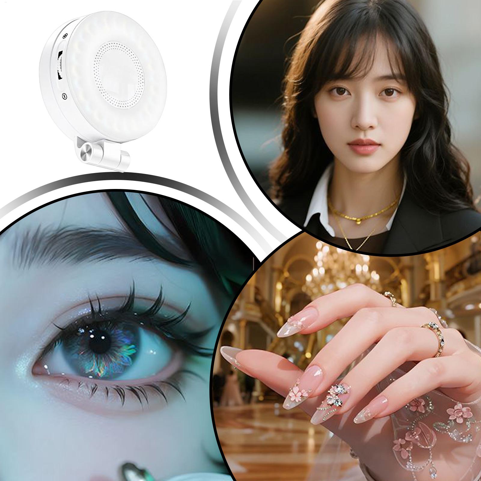 Portable Selfie Light Clip On  - Webcam Ring Light recension och pris